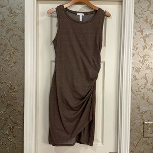 Leith ruched side sleeveless dress- medium